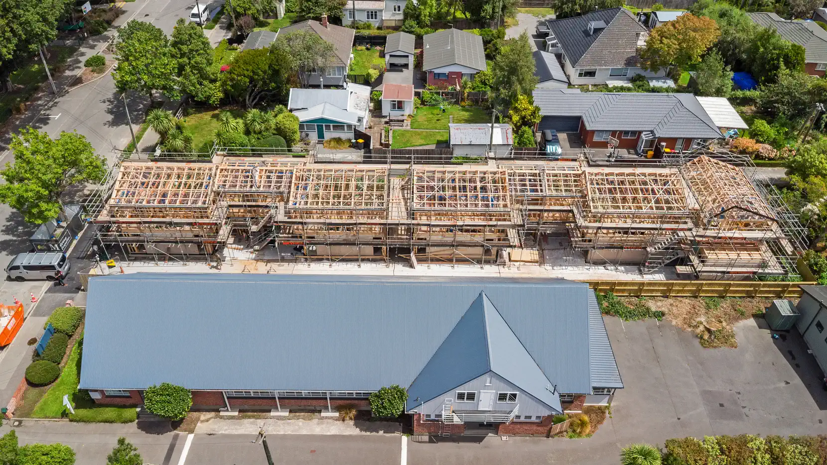 Multi-unit residential stage