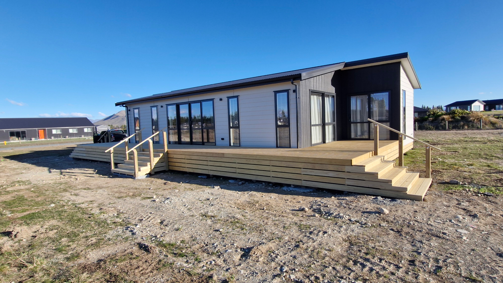 Transportable home site works