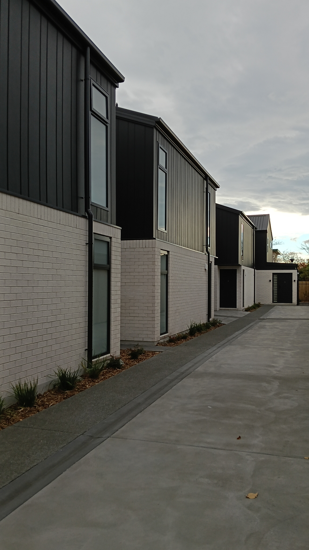 Vertical clad townhouses